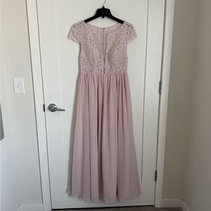 Lace Bridesmaid Dress | Dusty Pink